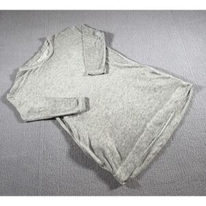 Cotton On Womens Gray Medium Sweater Long‎ Sleeve Hand Warmers Cotton